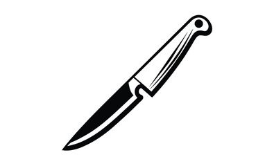 Illustration of a knife silhouette