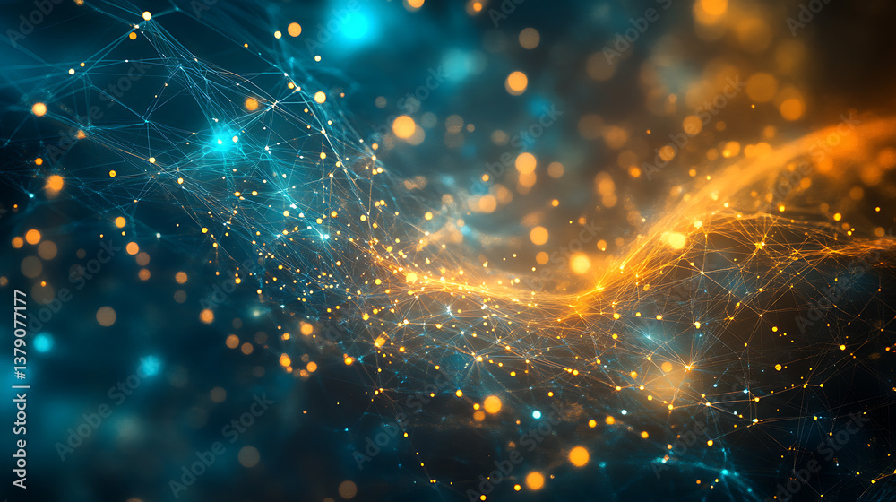 Aufkleber Abstract digital background for project management