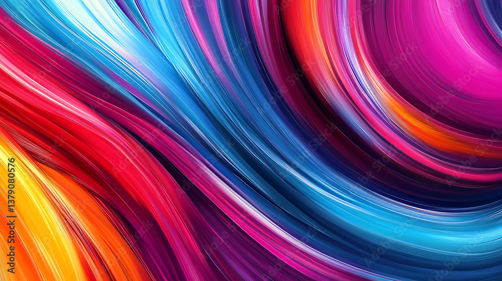 Aufkleber abstract colorful background with lines, background with vibrant colors