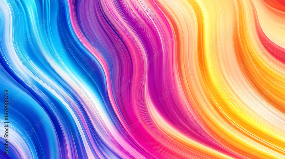 Aufkleber abstract colorful background with lines, background with vibrant colors