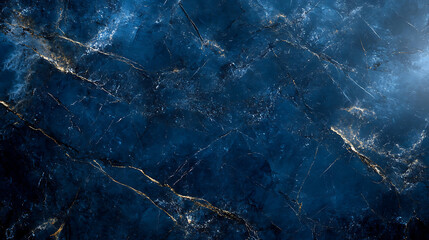 Abstract dark blue marble surface texture background