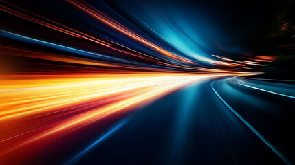 Abstract speed motion on the road high speed background
