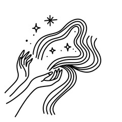 Inspiration artist writer creativity line art png 