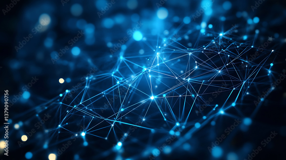 Aufkleber Digital background, can be used in the description of network abilities, technological processes, digital storages, science, education, etc