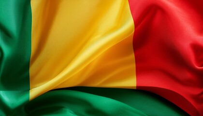 Fototapeta premium colorful background in yellow red and green for black history month
