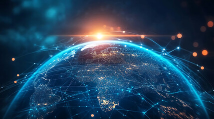 Active world trade, world market, global electronics market