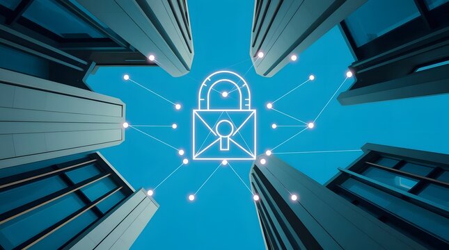 Secure Digital Network with Encryption, Blockchain, and Cybersecurity Lock