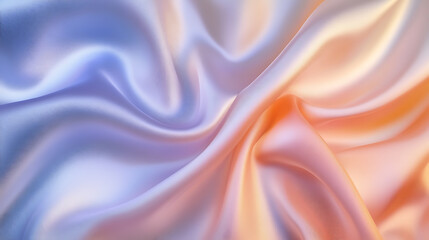Obraz premium Elegant abstract flowing satin silk fabric background, pastel colours
