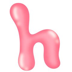 Fototapeta premium Pink letter z