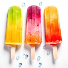 ice cream isolated on white background