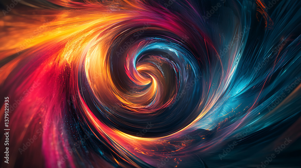 Aufkleber modern abstract digital backdrop capturing the whirlwind of technology and creativity, perfect for v