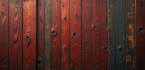 Fototapeta premium dark red and gray vertical wooden planks texture