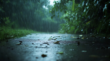 Fototapeta premium Monsoon rains
