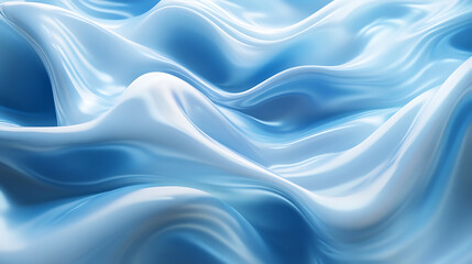 Blue wind waves effect, 3d illustration