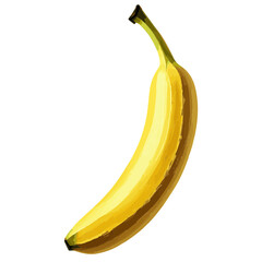 banana isolated on white background