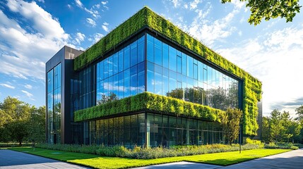 Green Commercial Buildings Featuring Energy-Efficient Designs, Sustainable Materials, and Eco-Friendly Operations to Minimize Environmental Impact and Promote Sustainable Business Practices