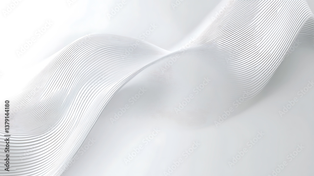 Leinwandbilder clean and modern white background with subtle gradient and shading white backdrop for name card, min
