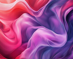 Fototapeta premium Abstract Background with Soft Lines in Purple, Pink, and Red Tones