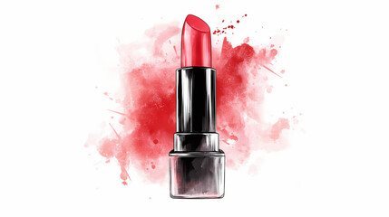 Lipstick icon. lipstick icon. lipstick icon. lipstick icon. Smudged Pictographs. Illustration