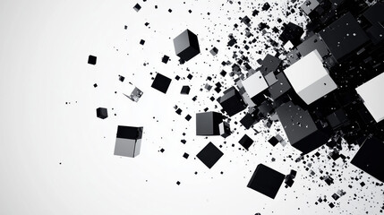 abstract background with squares.