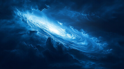 A cosmic scene depicting swirling galaxies, dark matter, and celestial beauty, symbolizing the mysteries of the universe, the vast unknown, and the endless journey of discovery in modern science.

