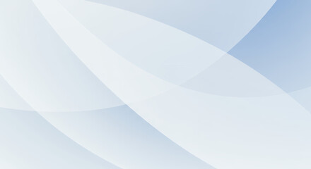 Abstract Curves: Minimalist White & Blue Background Design for Modern Presentations & Clean Digital Art