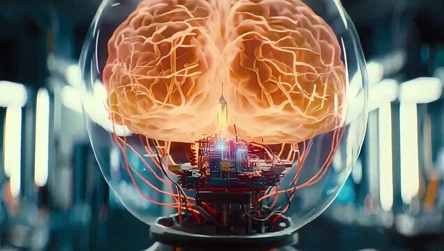 Neural Network, Artificial Intelligence, Neuro-Brain Technology, Future Robotics &ndash; Exploring AI, Robotics, Machine Learning, Neural Connections, Brain-Computer Interfaces, and Futuristic Tech