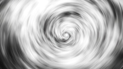 Abstract Vortex: A grayscale swirl of motion and energy.