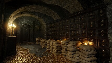 Explore the Fascinating Architecture and Historical Significance of a Grand Victorian Stone Bank Vault Offering Insight into 19th Century Financial Security and Craftsmanship