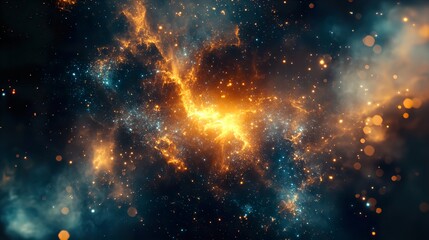 Naklejka premium Discover the Enchanting World of Digital Art with a Stunning Display of Vast Cluster Emission for Art Enthusiasts and Creative Minds