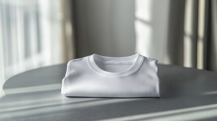 Explore the Elegance of a Modern Minimalistic White T-Shirt Design with Innovative Technology-Inspired Styling for Contemporary Fashion Lovers
