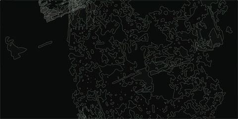 Abstract Black and White Line Contour Topography Pattern. Topography line circle creative map circle and wave lineGeographic mountain relief diagram line wave carve