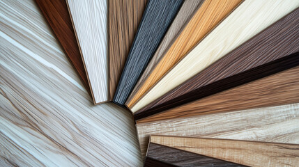 Samples of wooden surfaces