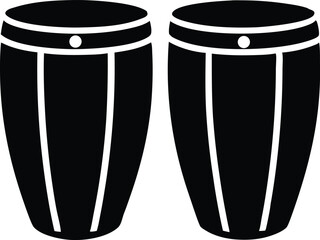 music instrument icon vector 