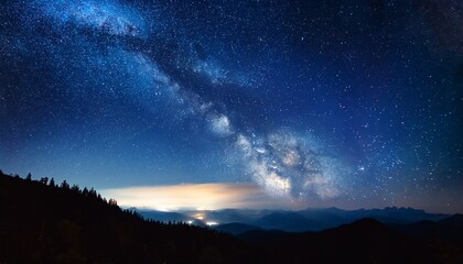 Fototapeta premium amazing background of the night sky