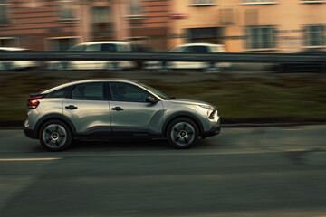 car on the road