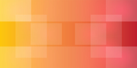 Abstract yellow square shape with futuristic concept background