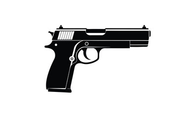 illustration of a gun silhouette