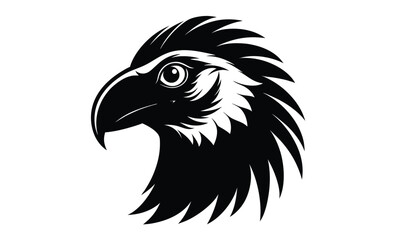 crested caracara bird silhouette
