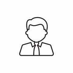 company staff icon sign vector