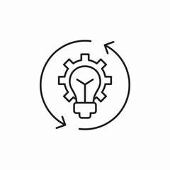 innovative system icon sign vector