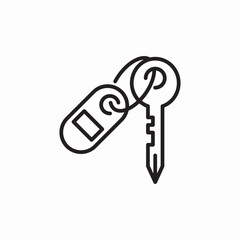 key chain icon sign vector