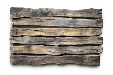 Aged weathered wooden planks