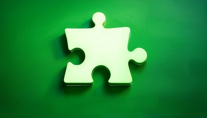 Fototapeta premium jigsaw puzzle with missing piece