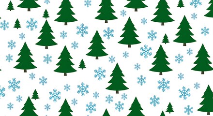 Winter's Evergreen Dance AI Generated