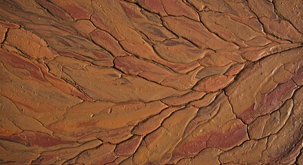 Fototapeta premium Earth's Ember Hues AI Generated