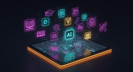 Futuristic E-learning Platform with AI