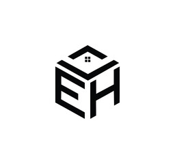 elh real estate logo design	