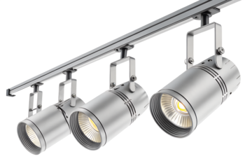 Track lighting fixtures for modern interior illumination design