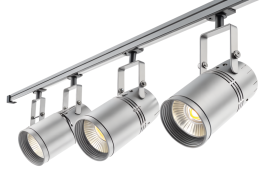 Track lighting fixtures for modern interior illumination design